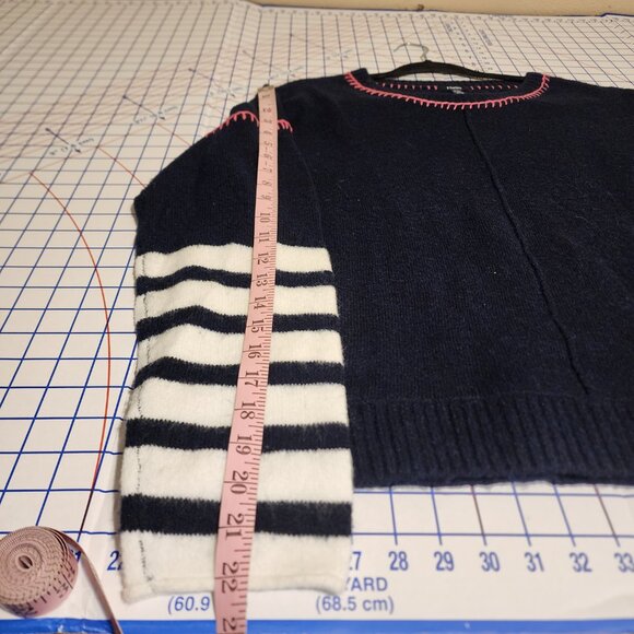 Hatley Navy and Pink Crew Neck Sweater - Picture 6 of 12